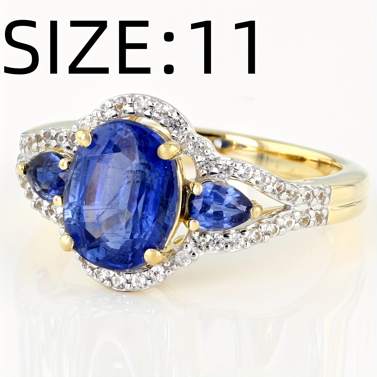Copper Tone Ring with Synthetic Zircon, Ideal Holiday Gift